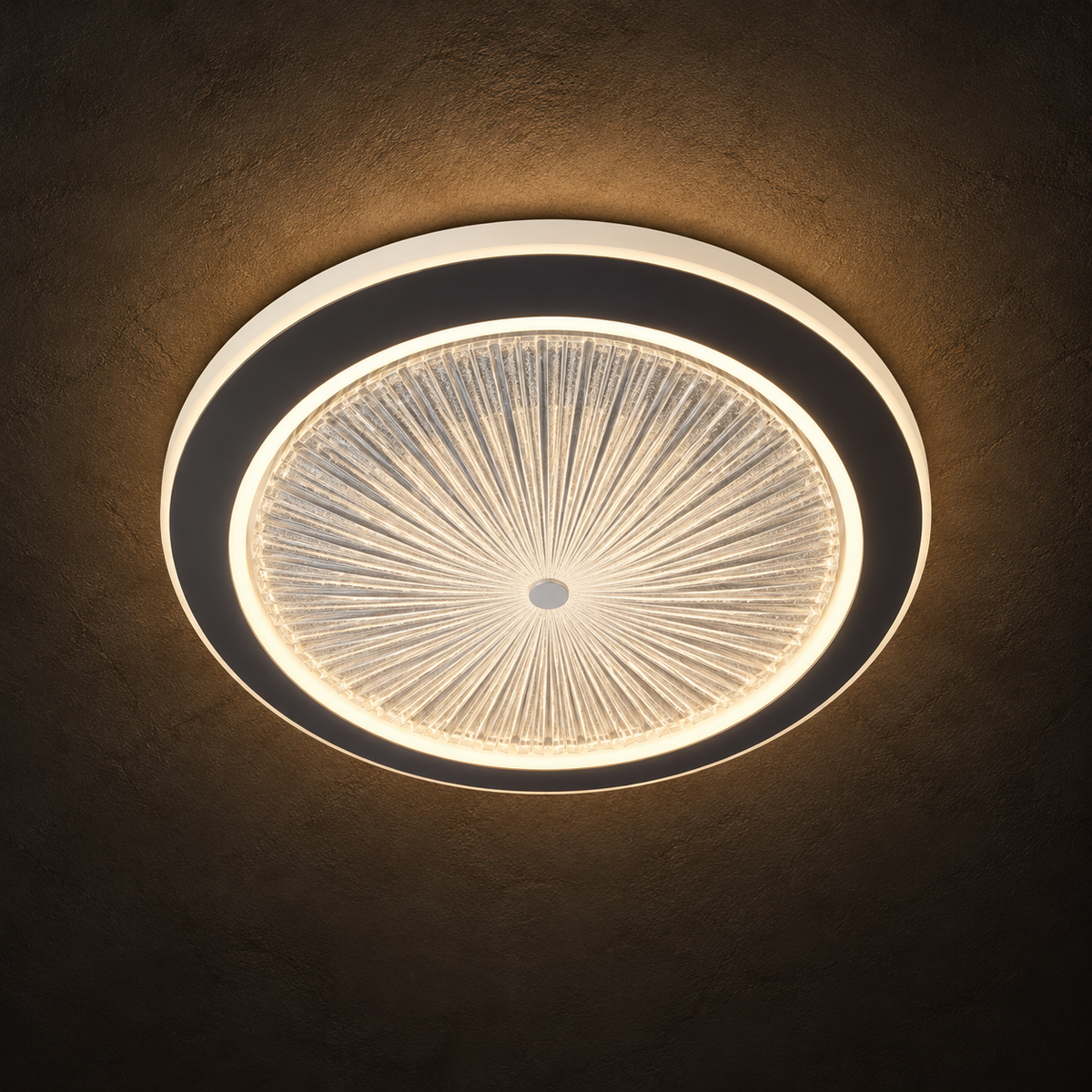 Premium White Crystal LED Ceiling Light – 50W
