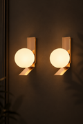 Premium Rose Gold Globe Wall Lamp