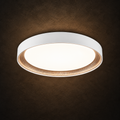 Premium White &amp; Gold Ring LED Ceiling Light – 500 mm